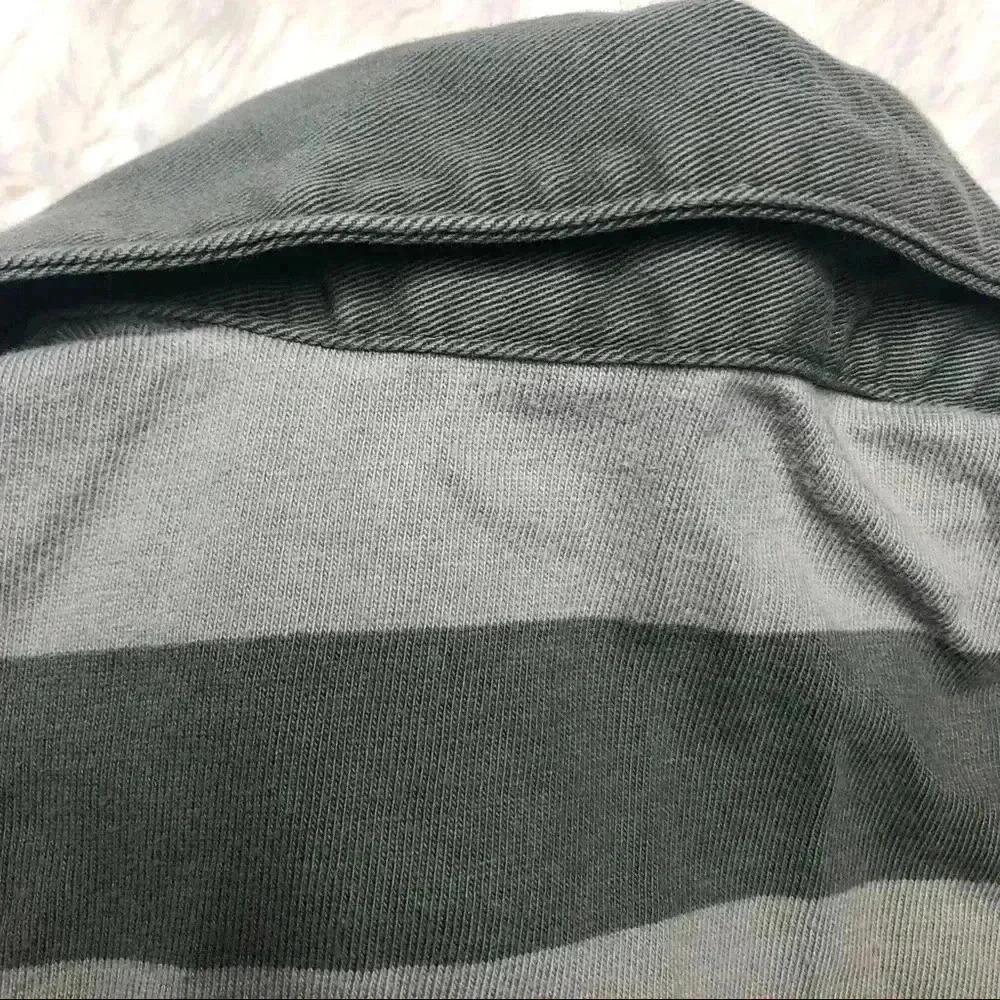 TKS Long Sleeved Polo Shirt Green And Grey Size 4T - Picture 11 of 16